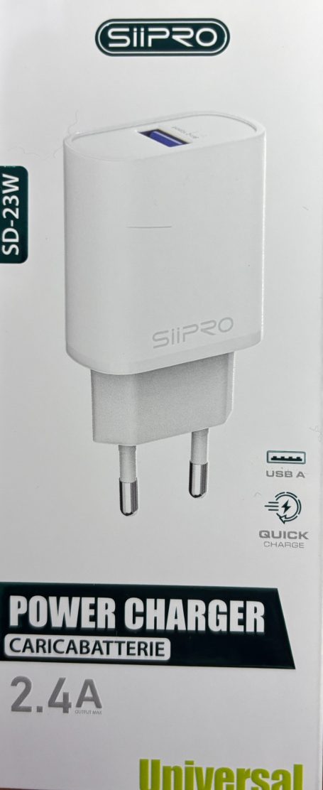 Power Charger caricabatterie 2.4A 